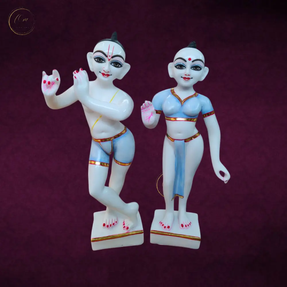 Radha Krishna Iskon 18 inch Murti