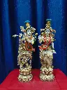 Radha Krishna Antique Idol