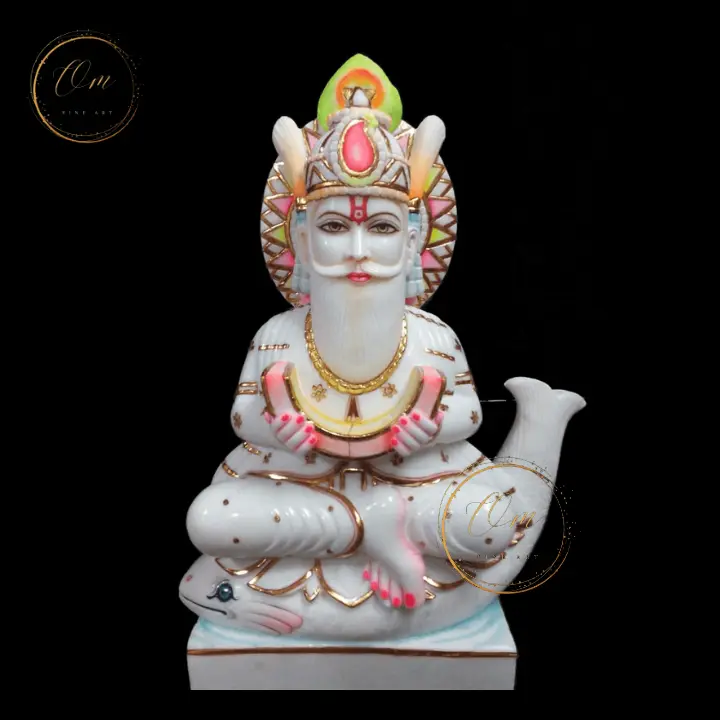 Brahma Ji Marble Idol