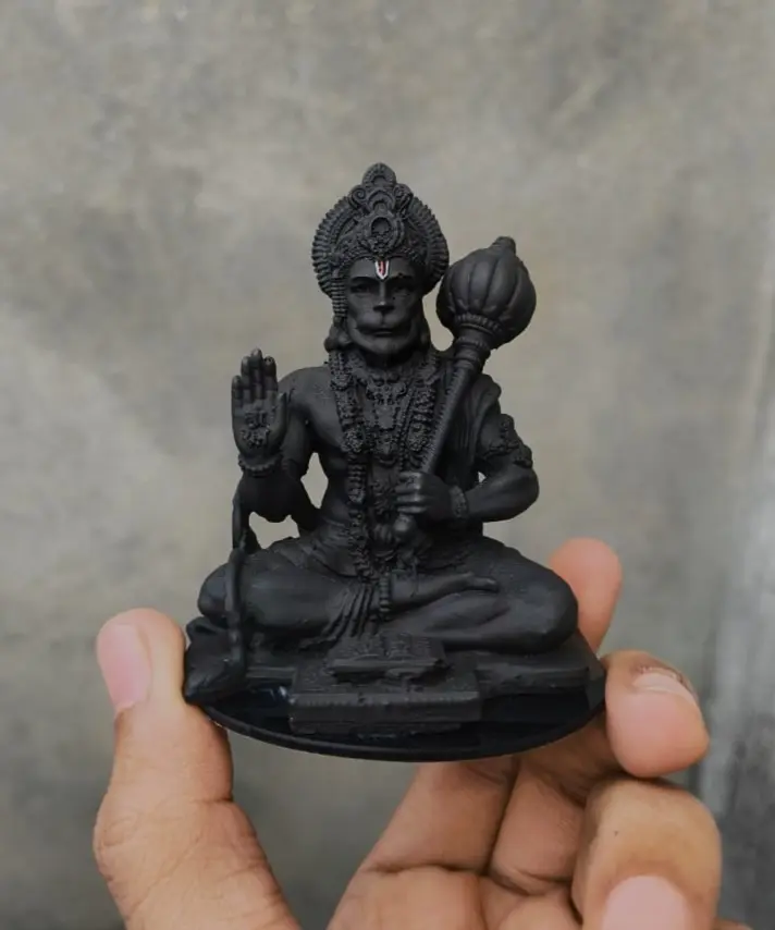 Hanuman Ji Black Idol