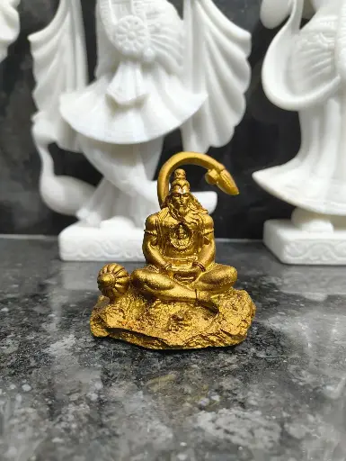 Das Hanuman Ji Idol Golden