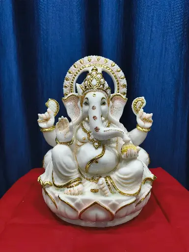 Ganesh Ji Marble Dust Idol