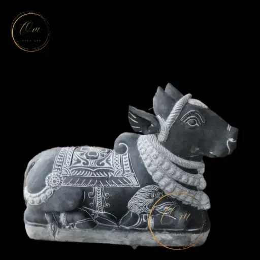 Nandi Ji Marble Idol