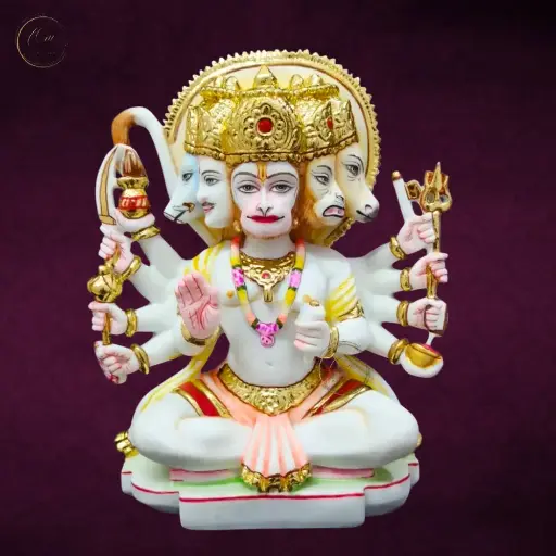 Panchmukhi Hanuman Ji 15 Inche Idol