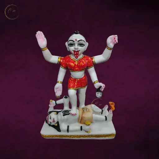 Kali Maa White Idol 12 Inches
