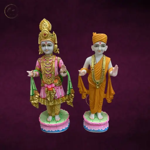 Swami Narayan Marble Dust Idol 18 Inche