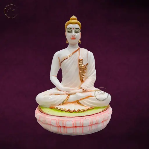 Budda Marble Dust Idol 12 Inches